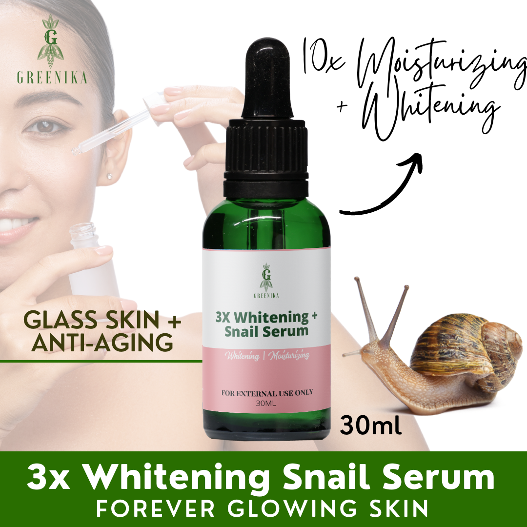 Greenika Moisturizing Snail Slime Serum Face Serum 30mL
