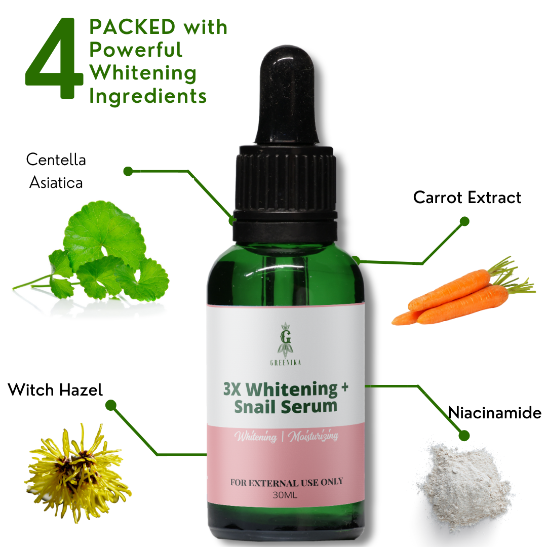Greenika Moisturizing Snail Slime Serum Face Serum 30mL