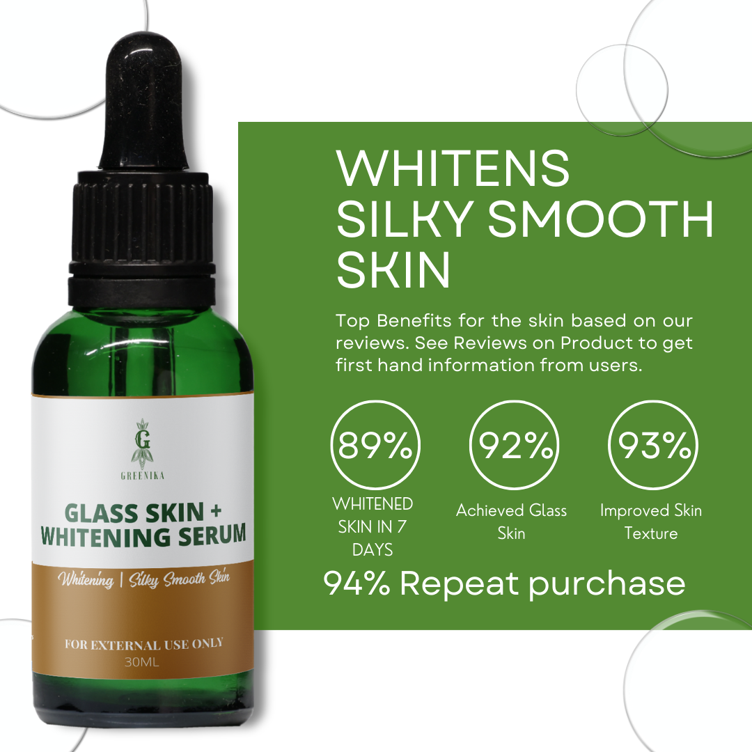 Greenika Glass Skin Snail Slime Vitamin E Serum 15mL