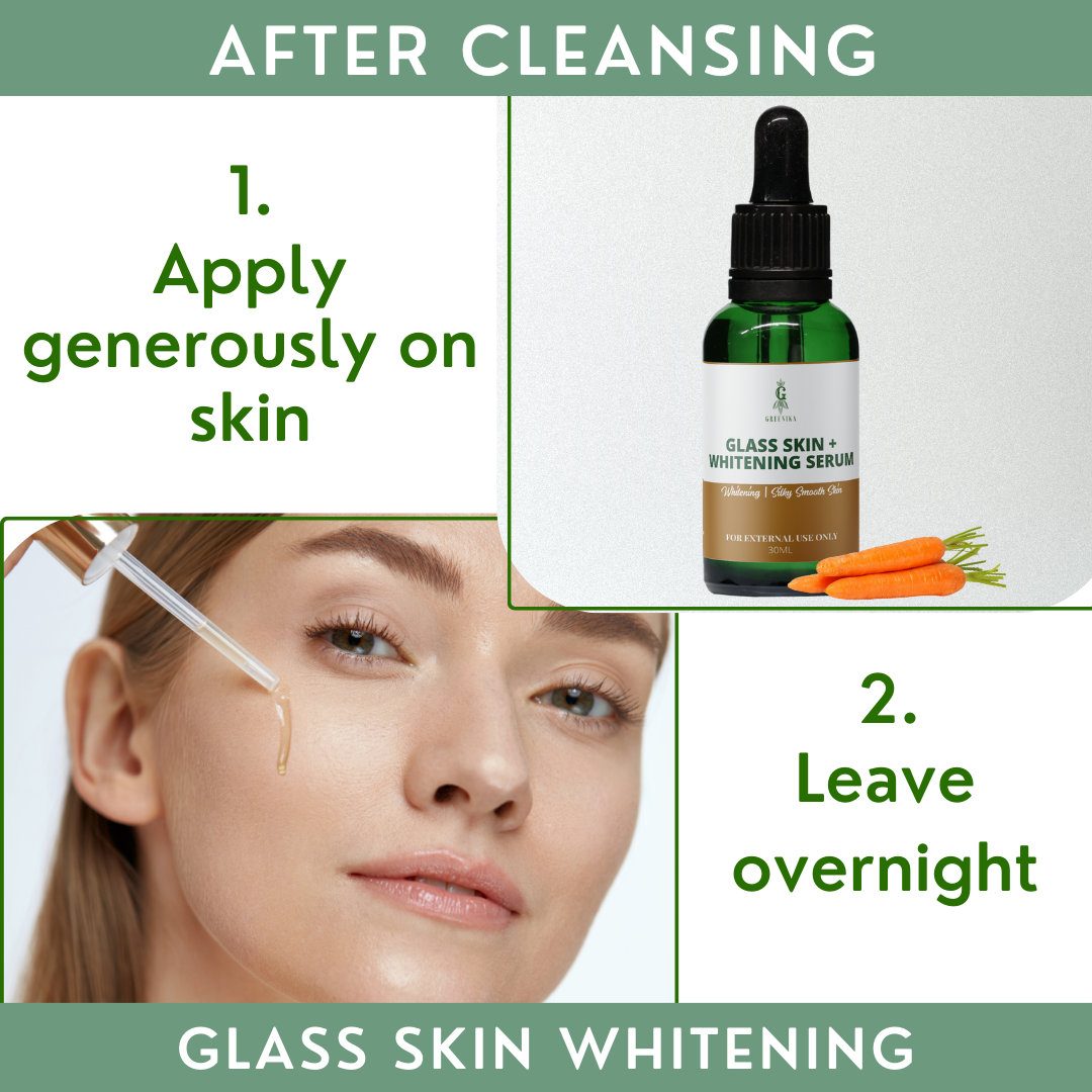 Greenika Glass Skin Snail Slime Vitamin E Serum 15mL