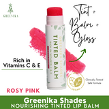 Greenika Shades Tinted Lip Balm - Rosy Pink