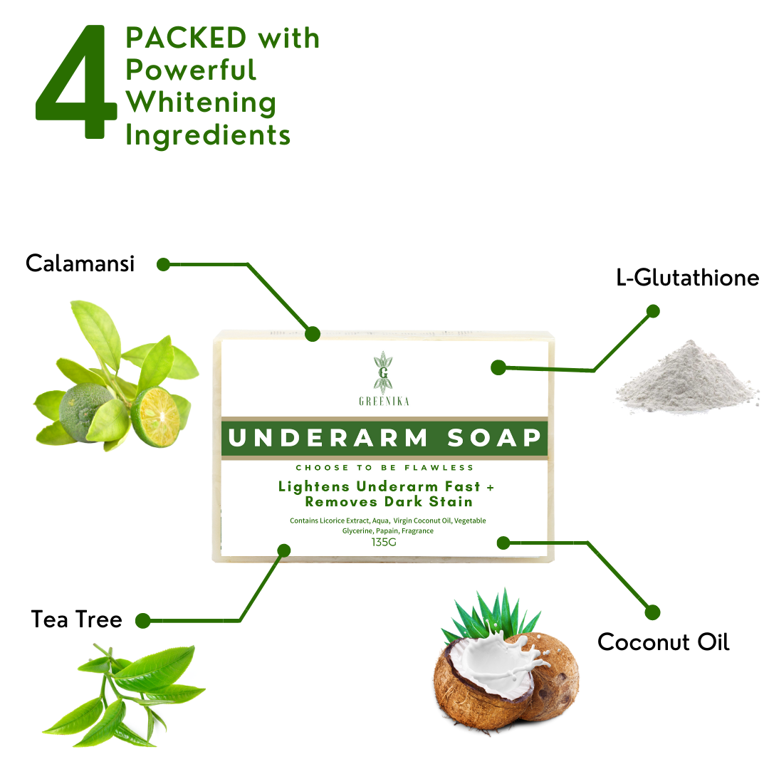 Greenika 7X Underarm Whitening Soap