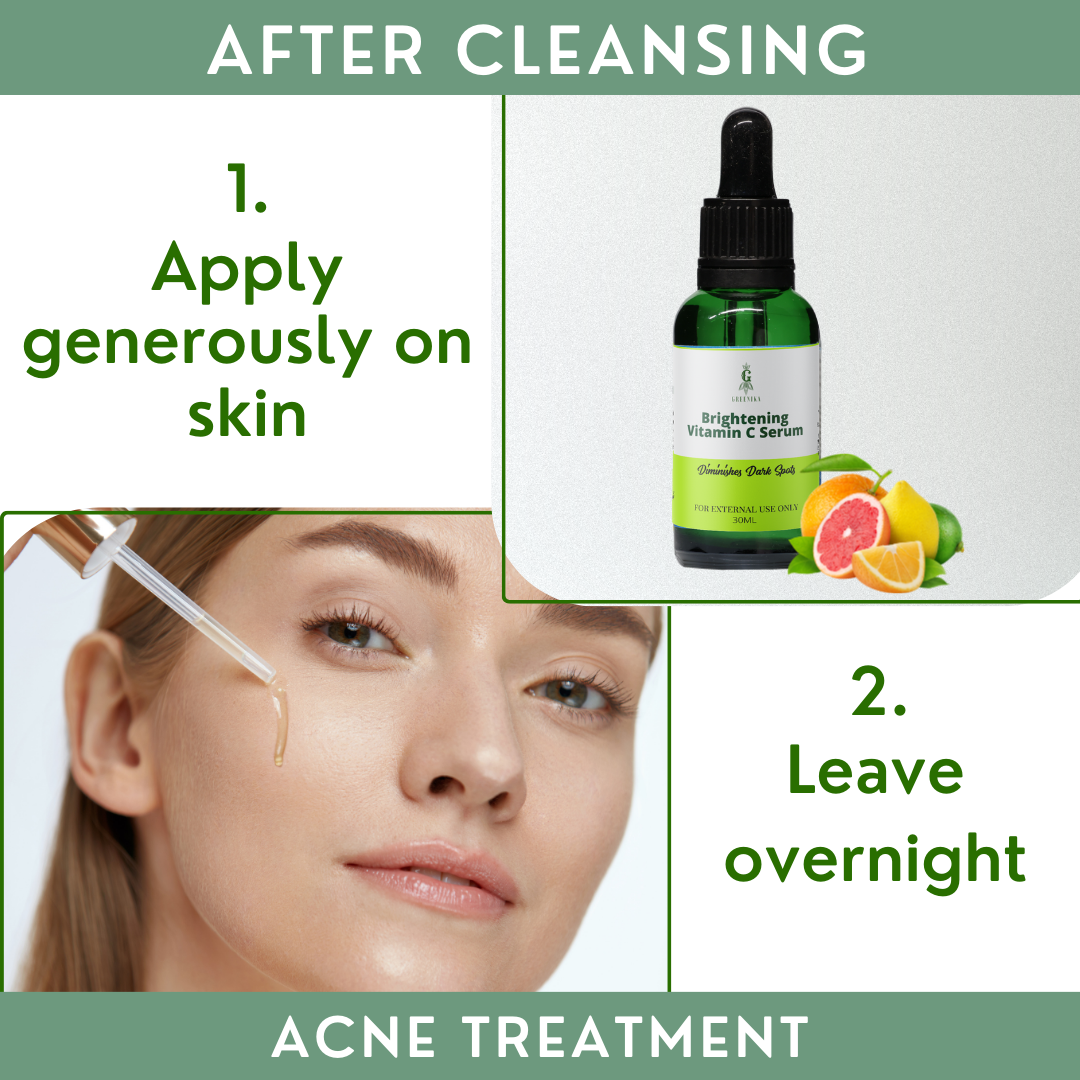 Greenika Vitamin C Serum Anti-Inflammatory for Microneedling Dermaroller Serum