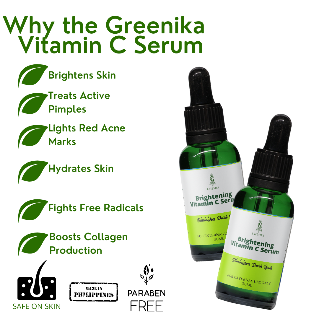 Greenika Vitamin C Serum Anti-Inflammatory for Microneedling Dermaroller Serum