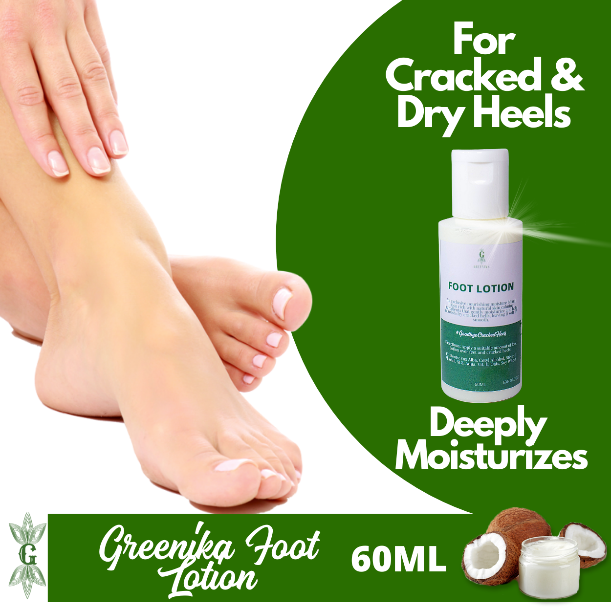 Natural Foot Cream greenika.ph