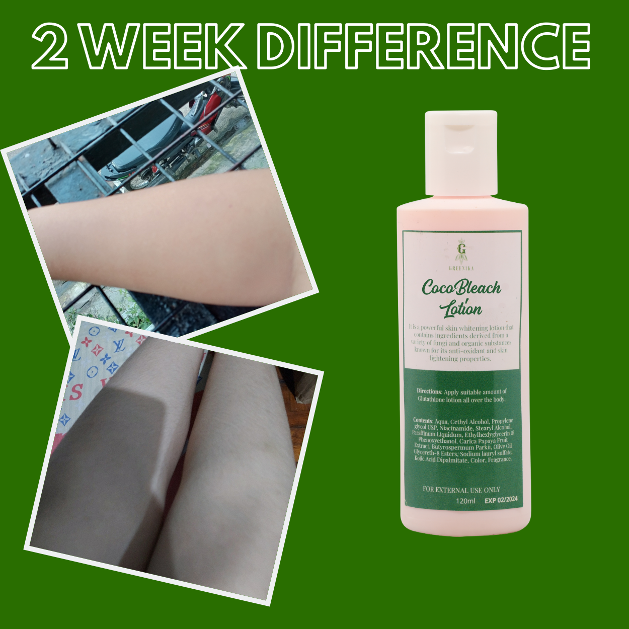 Greenika CocoBleach Whitening Lotion