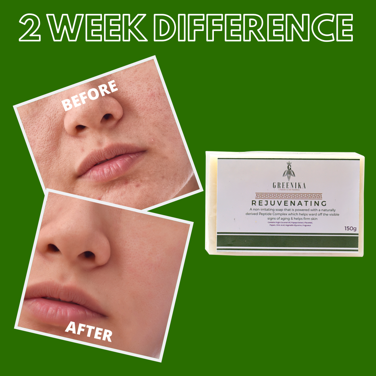 Greenika Premium Organic Rejuvenating Soap