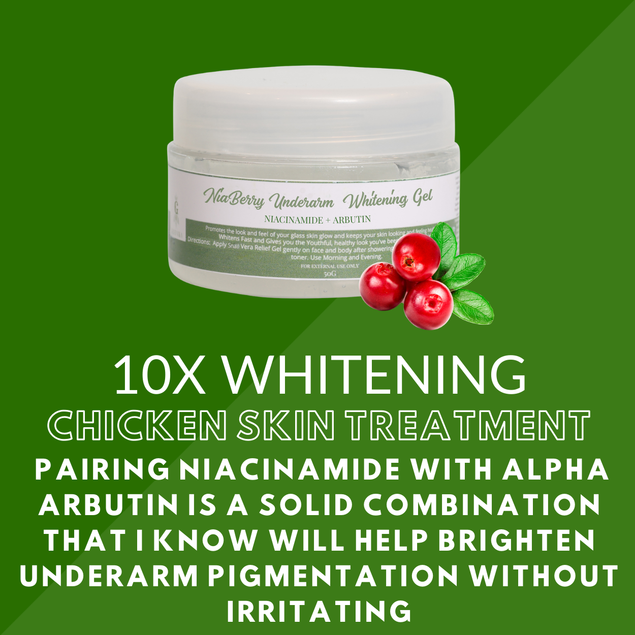 Greenika Niaberry Underarm Whitening Gel