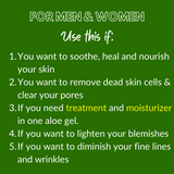 Greenika Aloe Vera Gel Whitening & Moisturizer for Face and Body