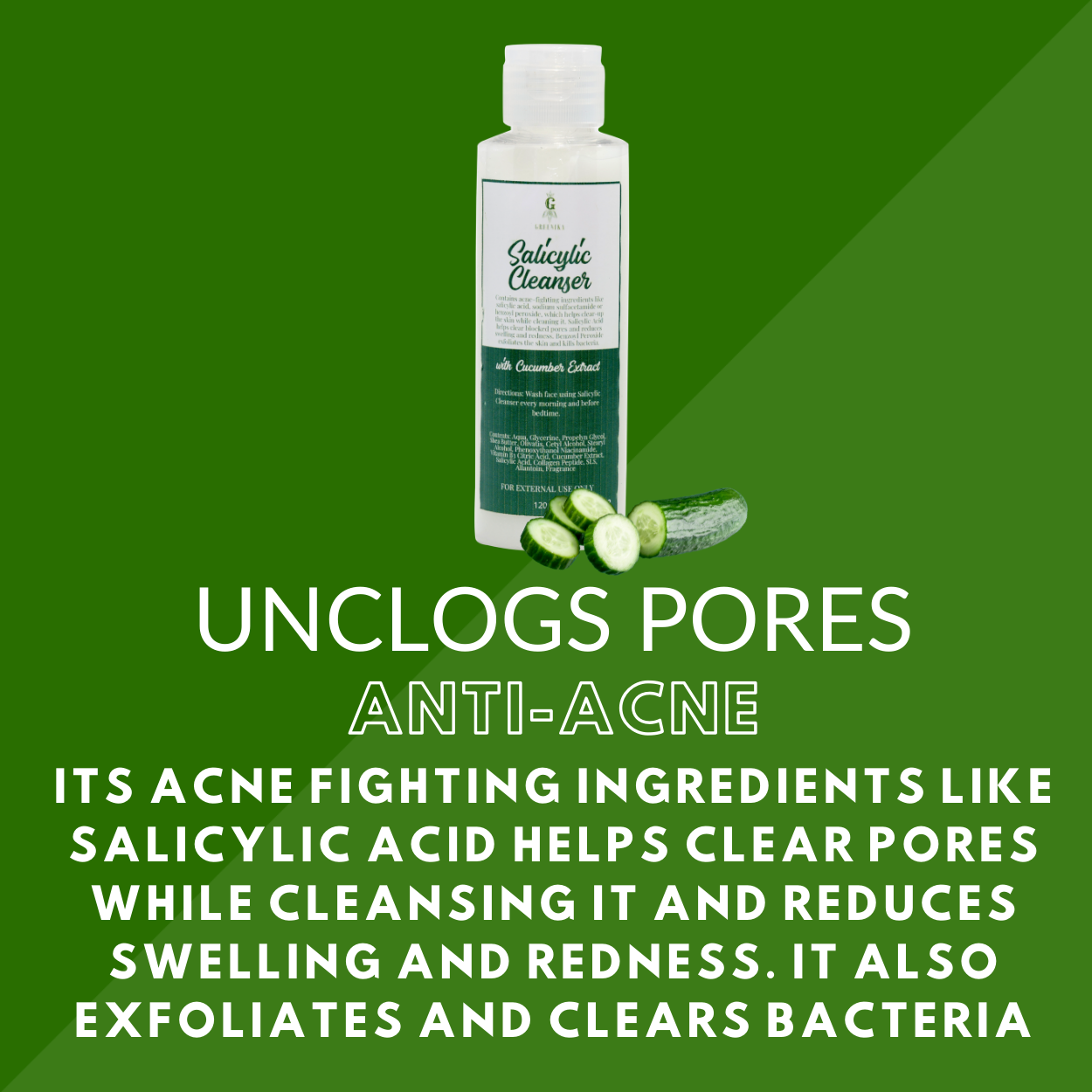 Greenika Salicylic Acid Facial Cleanser