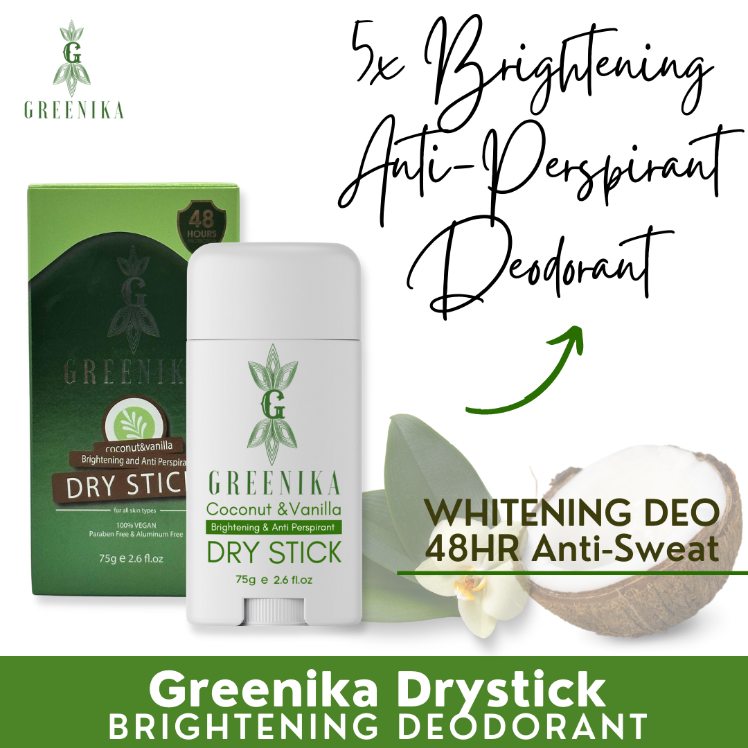 Greenika DryStick Brightening Deodorant for Dark Underarms