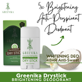 Greenika DryStick Brightening Deodorant for Dark Underarms