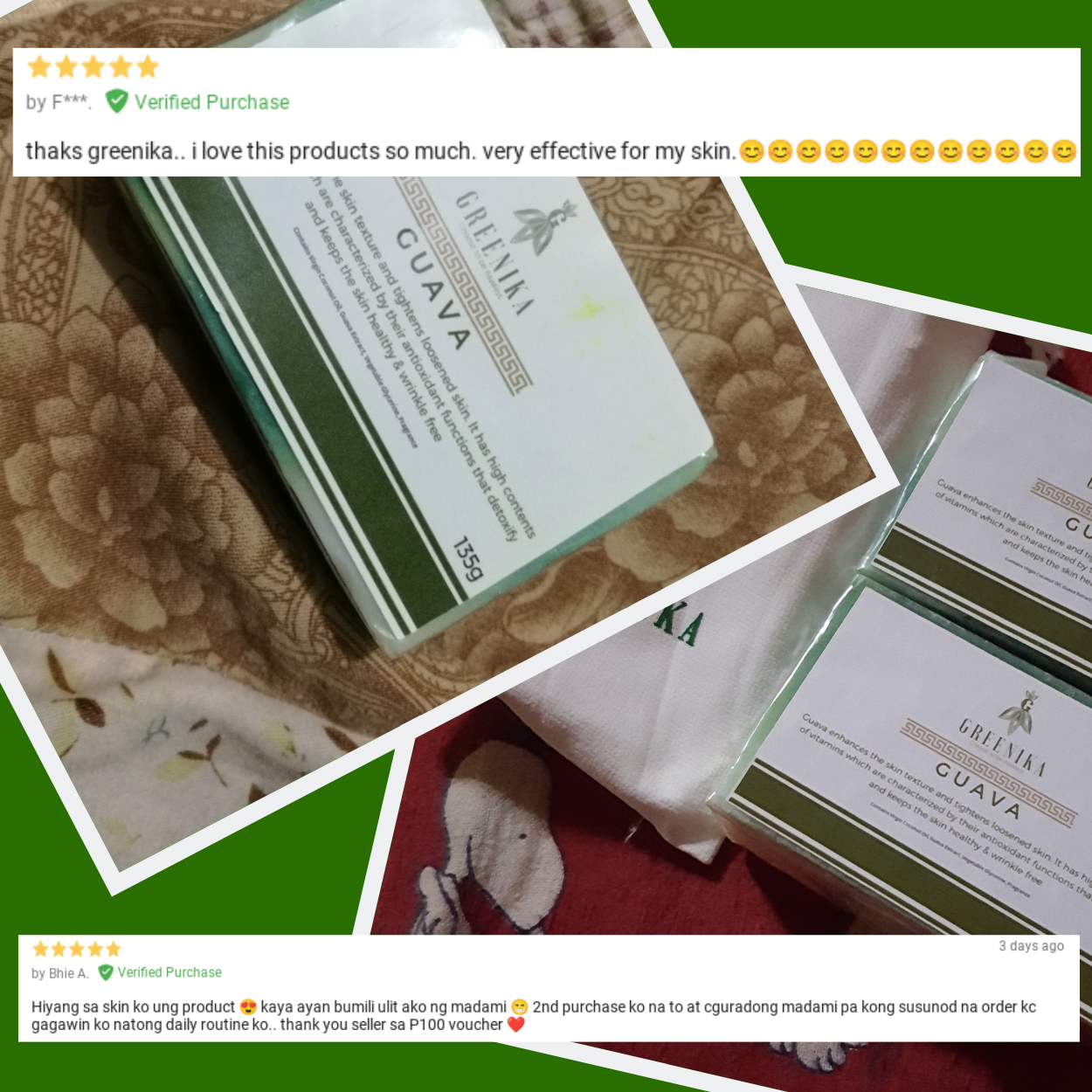 Greenika Organic Guava Extract Soap