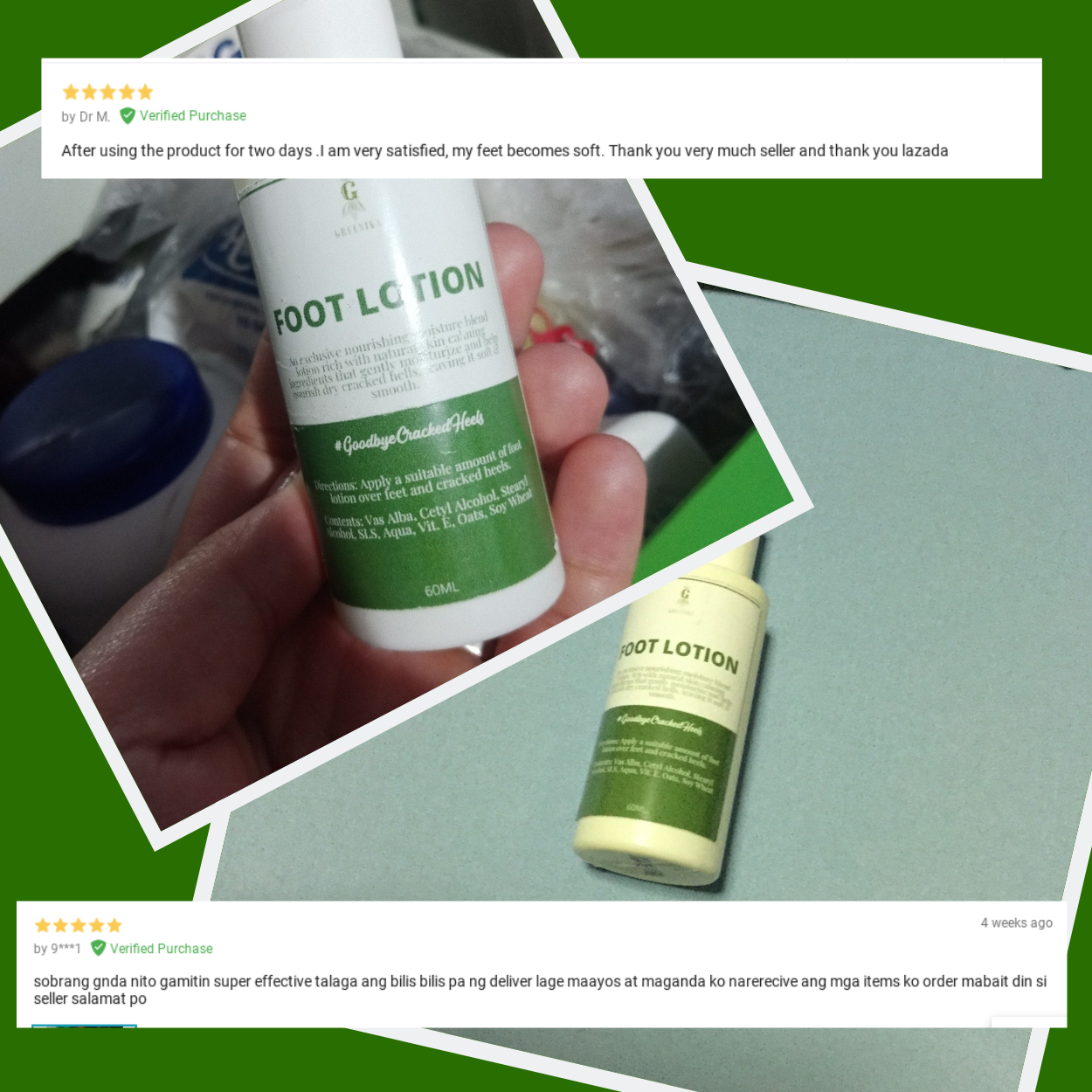 Greenika Natural Foot Cream Lotion