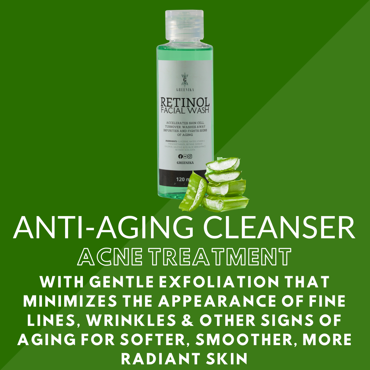 Greenika Retinol Facial Wash