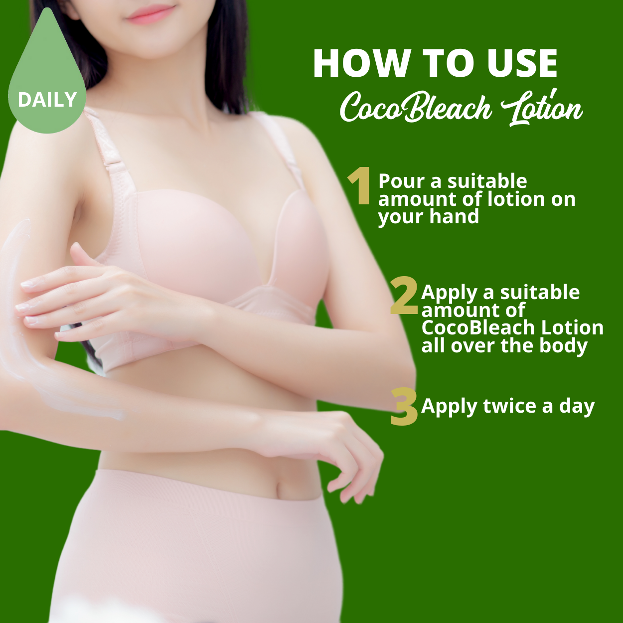 Greenika CocoBleach Whitening Lotion
