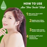 Greenika Aloe Vera Facial Wash with Vitamin E