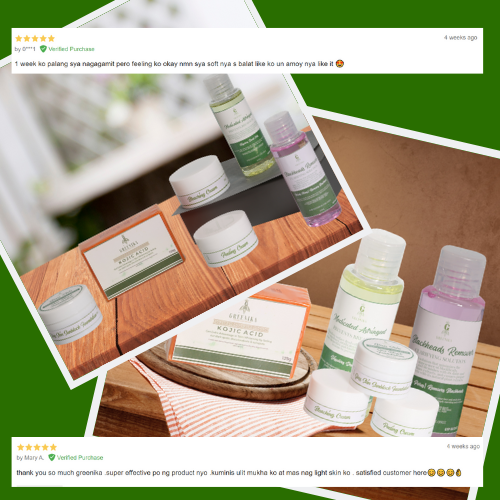 Greenika Brightening Skin Care Set Local Obagi Set
