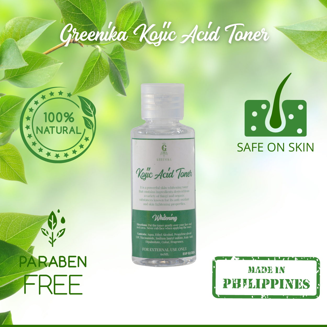 Greenika Kojic Acid Toner