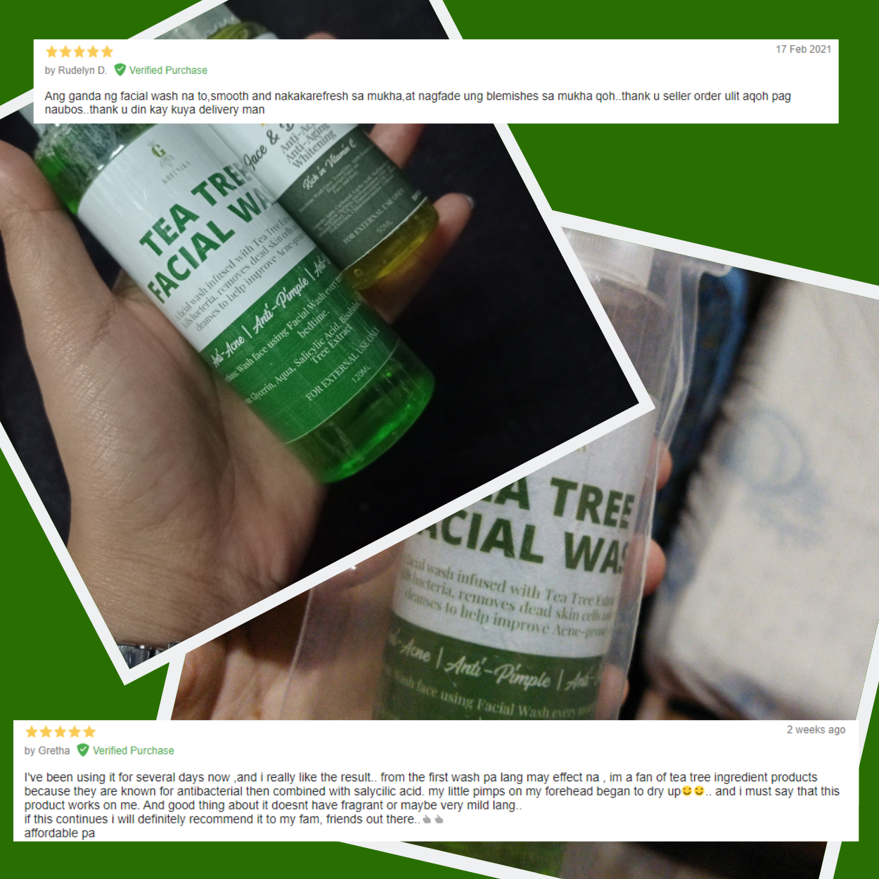 Greenika Tea Tree Anti Acne Facial Cleanser