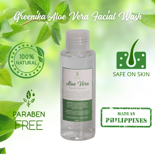 Greenika Aloe Vera Facial Wash with Vitamin E