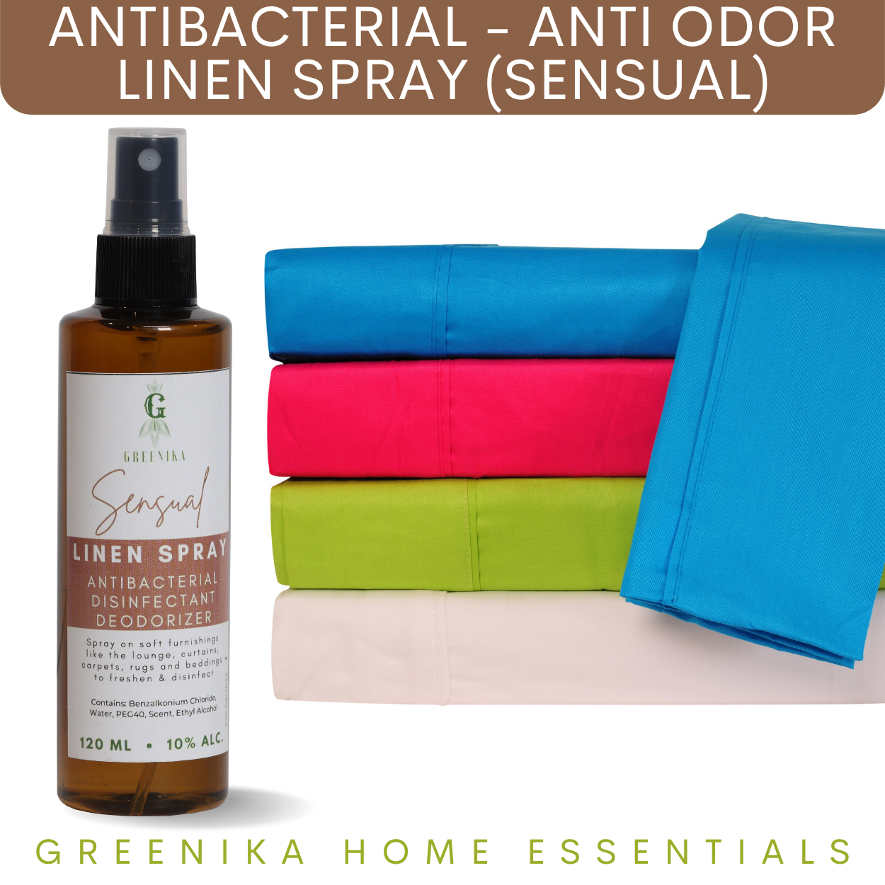 Greenika Linen Mist Spray Sensual Scent
