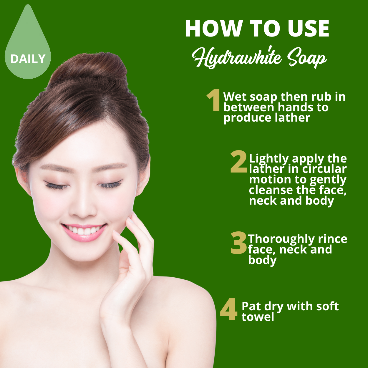 Greenika Hydrawhite Intense Moisturizer Soap