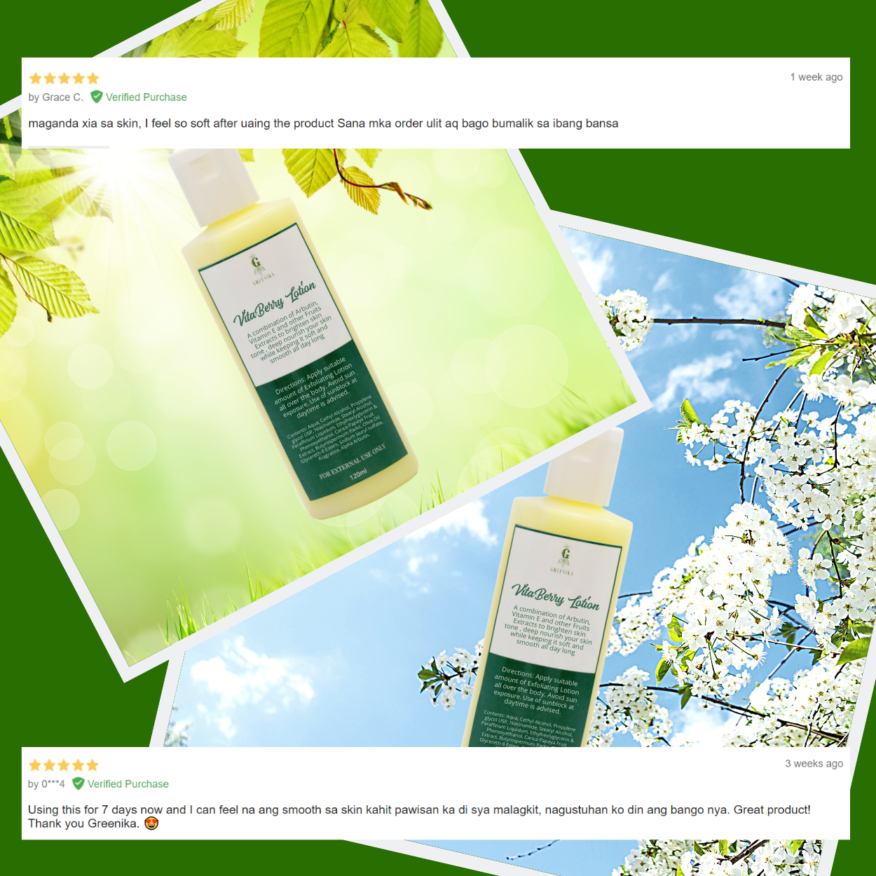 Greenika Vitaberry Whitening Lotion