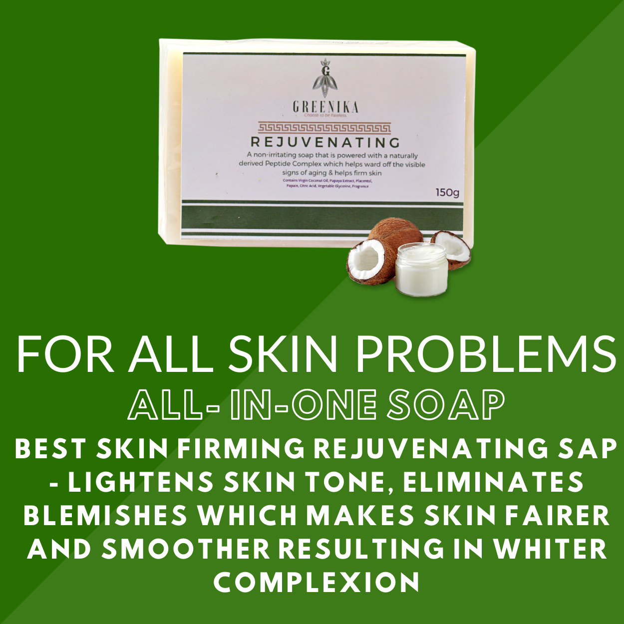 Greenika Premium Organic Rejuvenating Soap