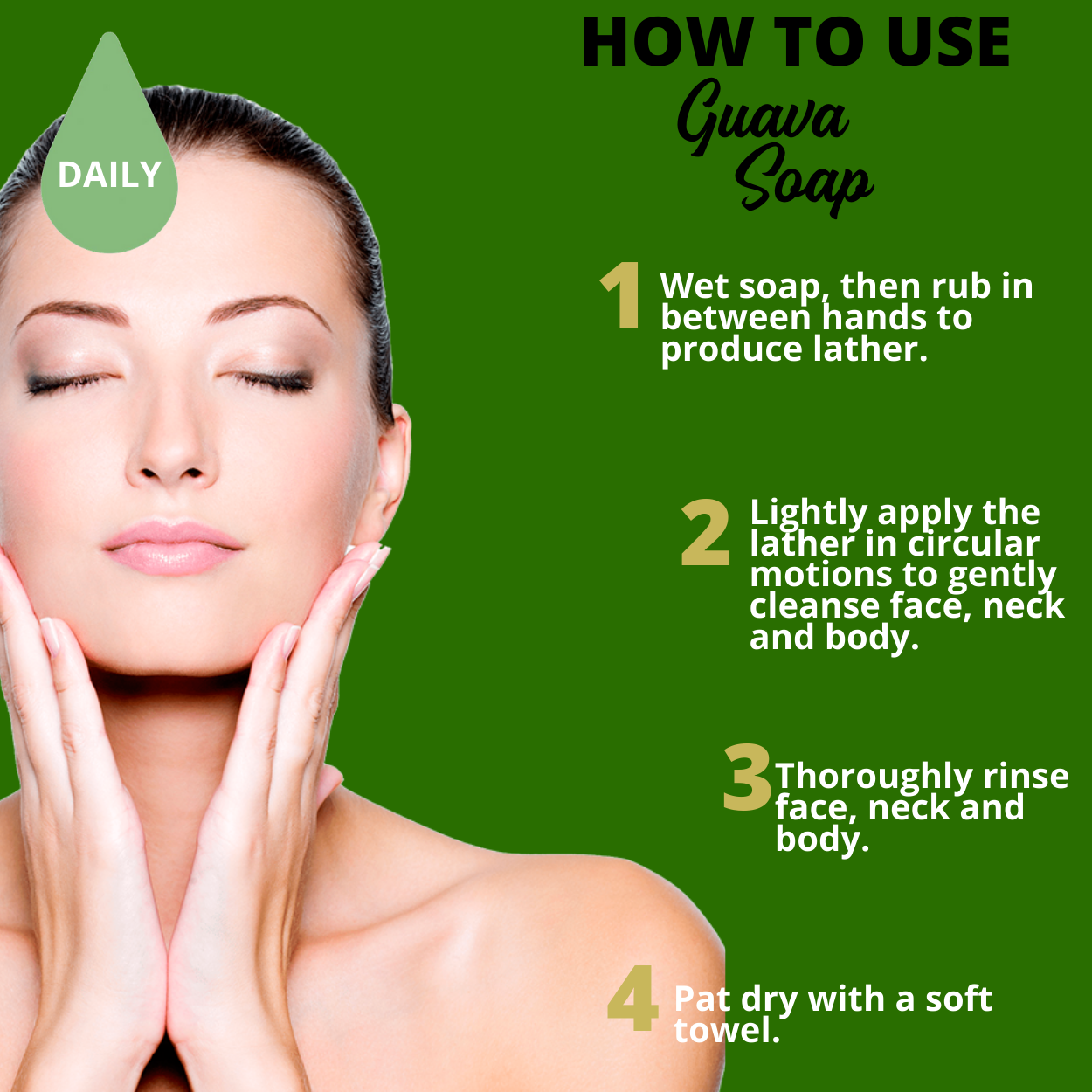 Greenika Organic Guava Extract Soap