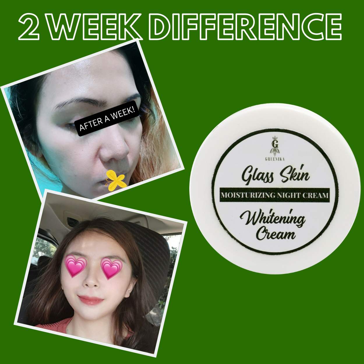 Greenika Glass Skin Facial Moisturizing Cream