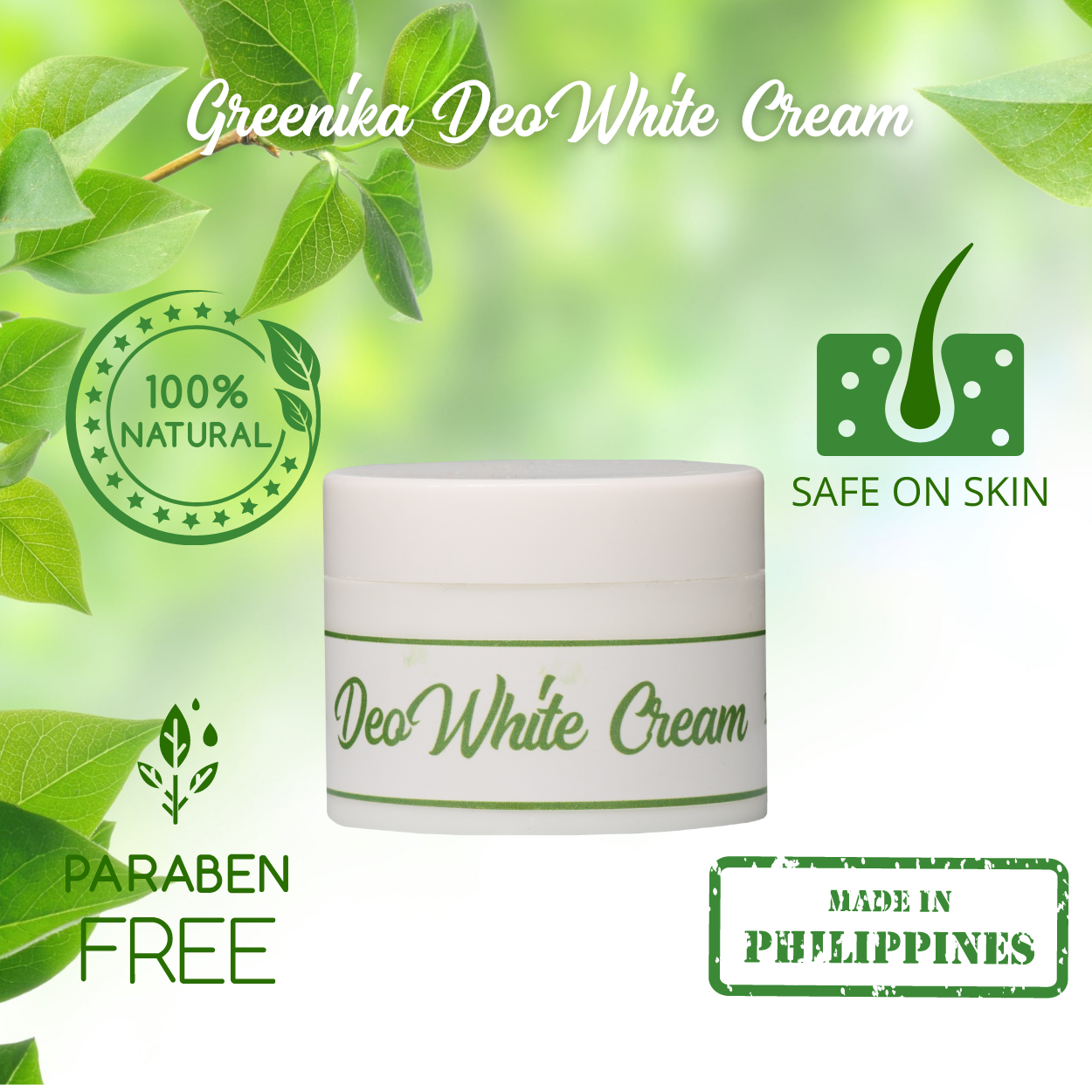 Greenika DeoWhite Cream for Whiter Armpits