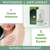 Greenika DryStick Brightening Deodorant for Dark Underarms