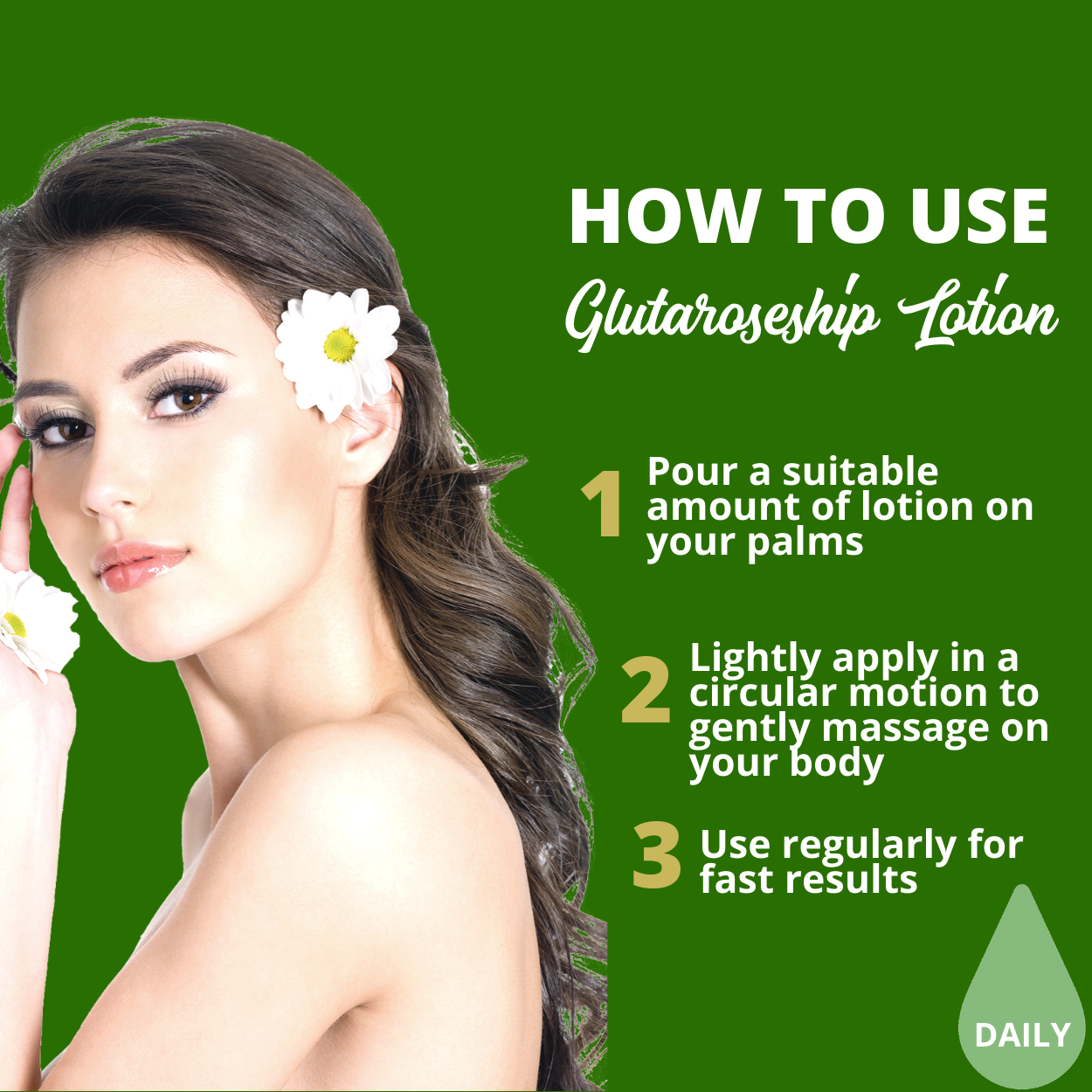 Greenika Glutathione & Rosehip Moisturizing Whitening Lotion