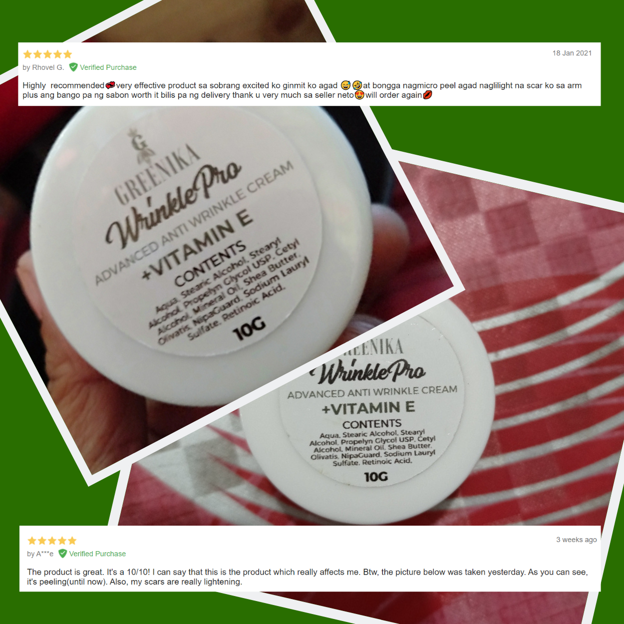 Greenika Anti Wrinkle Cream Anti Aging Cream with Moisturizer