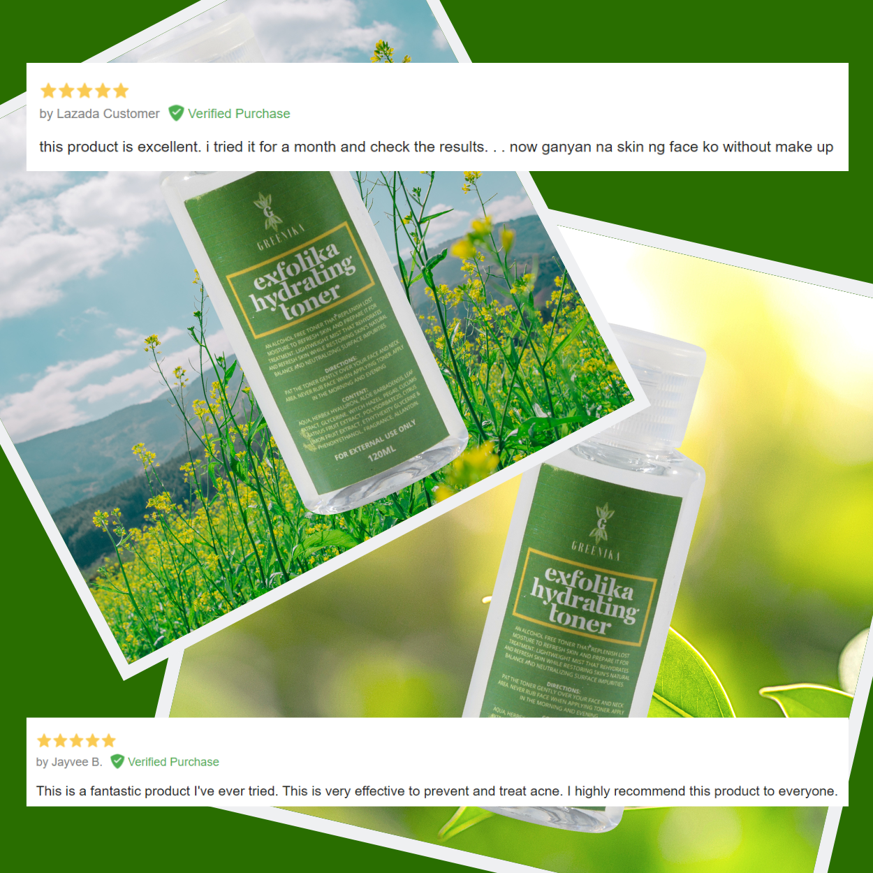 Greenika Exfolika Hydrating Toner