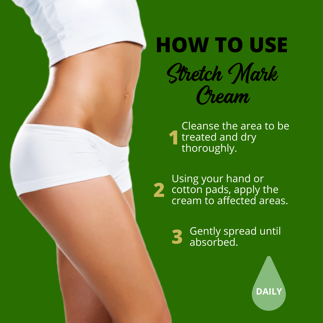 Greenika Stretch Mark Cream Dark Spot Remover
