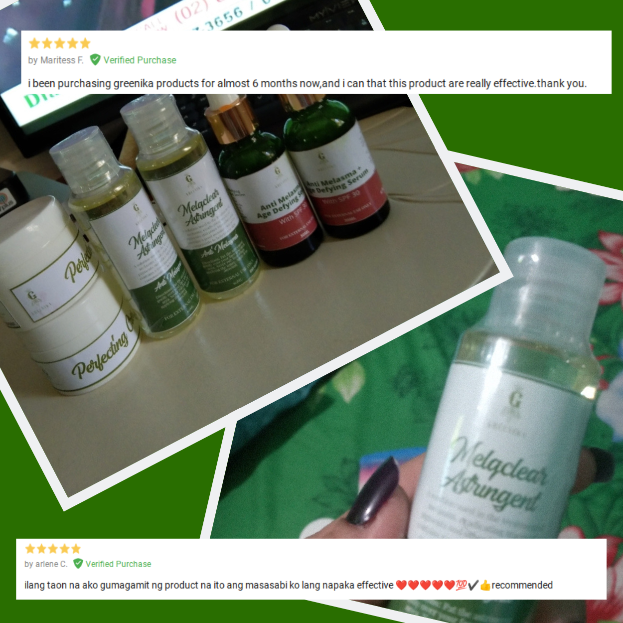 Greenika Anti Melasma Melaclear Astringent Solution