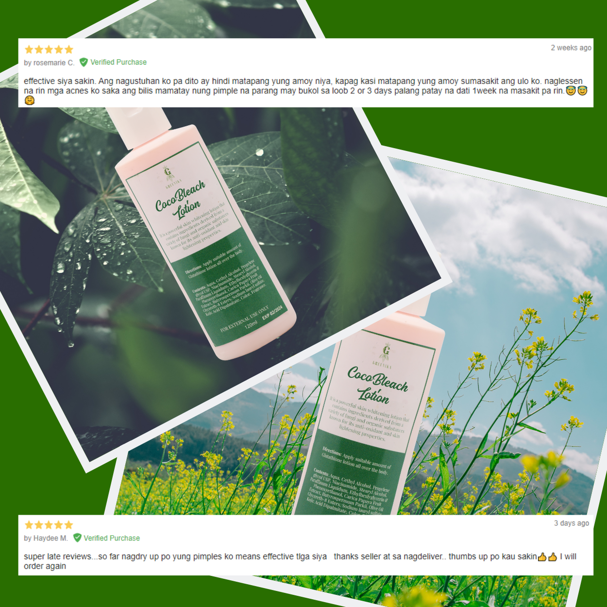 Greenika CocoBleach Whitening Lotion