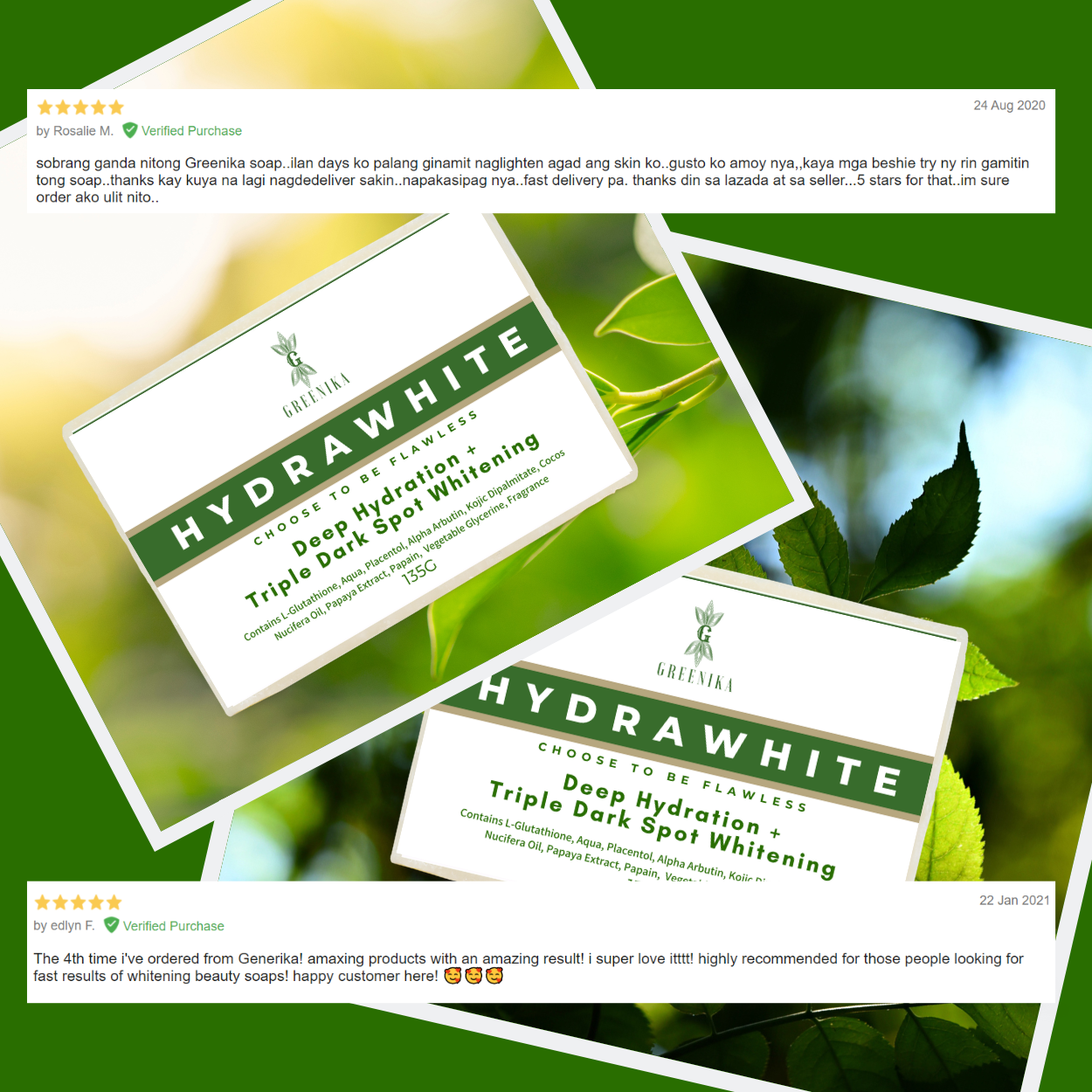 Greenika Hydrawhite Intense Moisturizer Soap