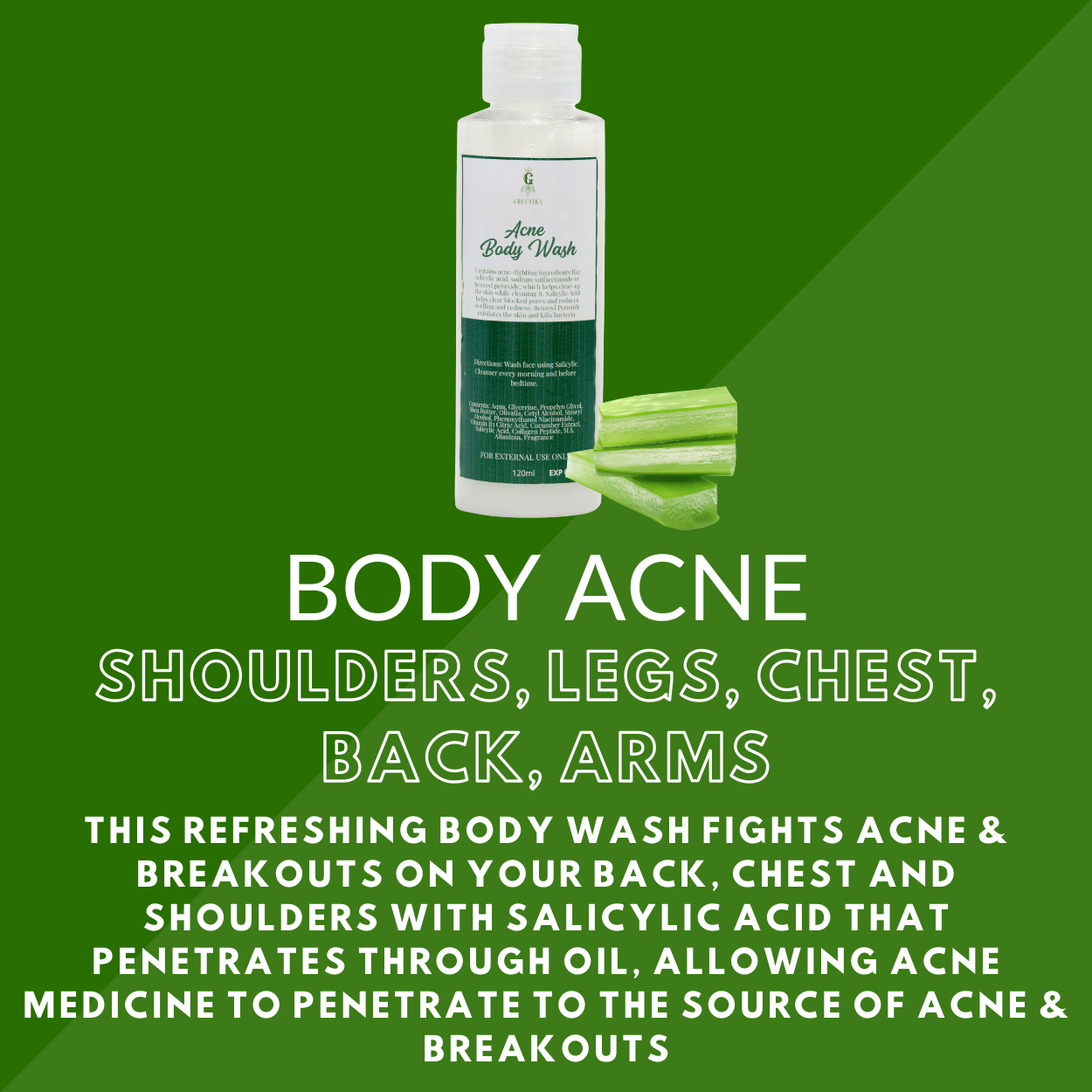 Greenika Body Acne Healing Body Cleanser