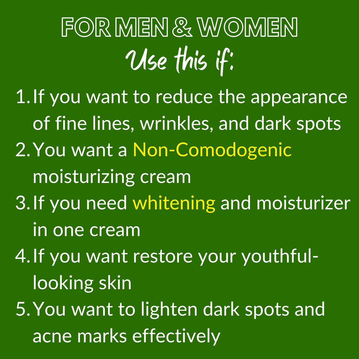 Greenika Anti Wrinkle Cream Anti Aging Cream with Moisturizer