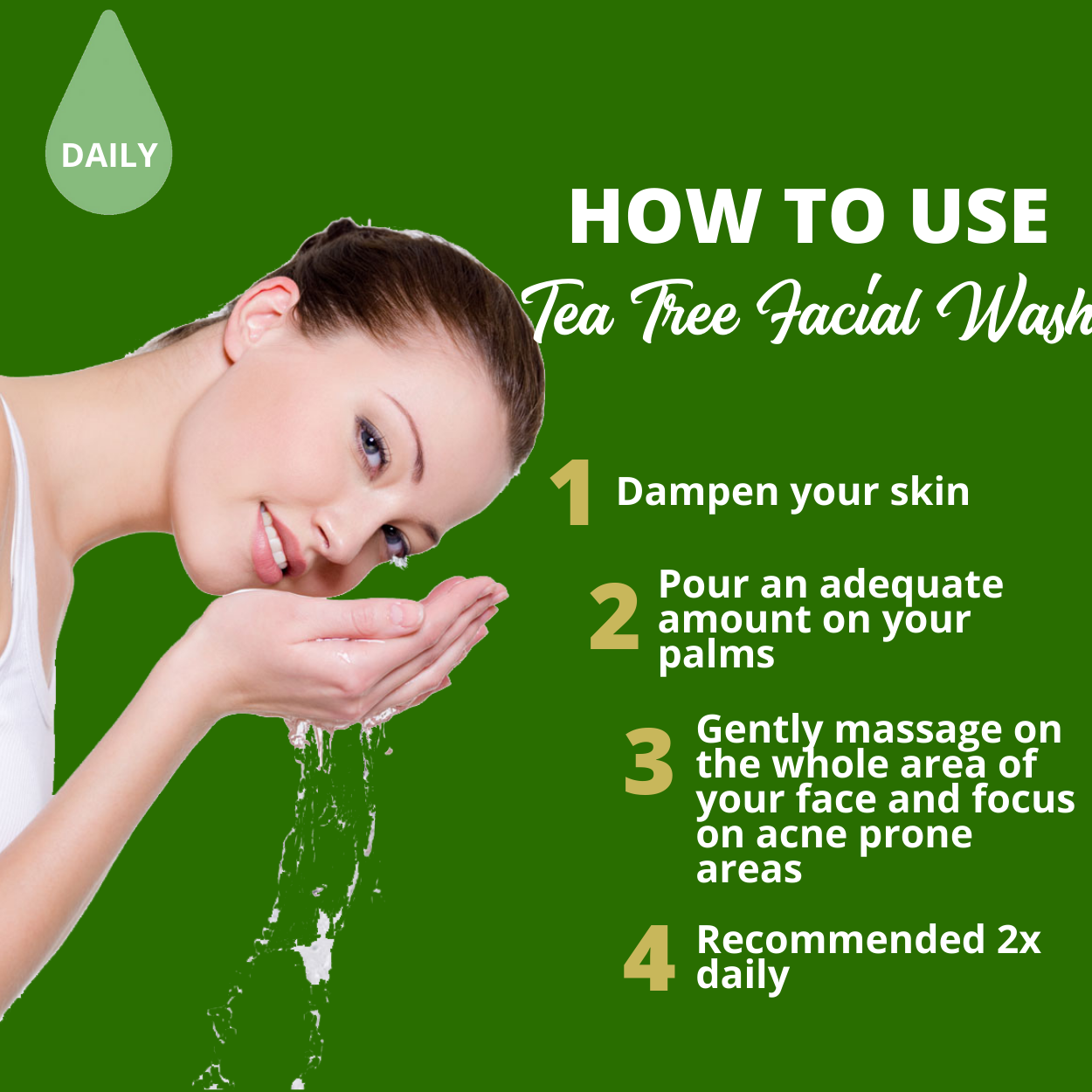Greenika Tea Tree Anti Acne Facial Cleanser