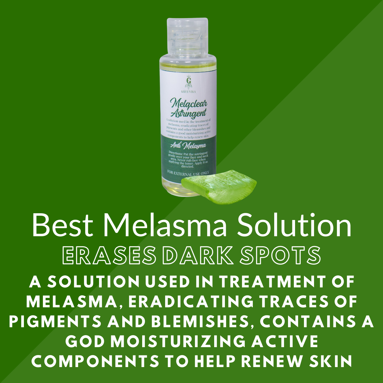 Greenika Anti Melasma Melaclear Astringent Solution