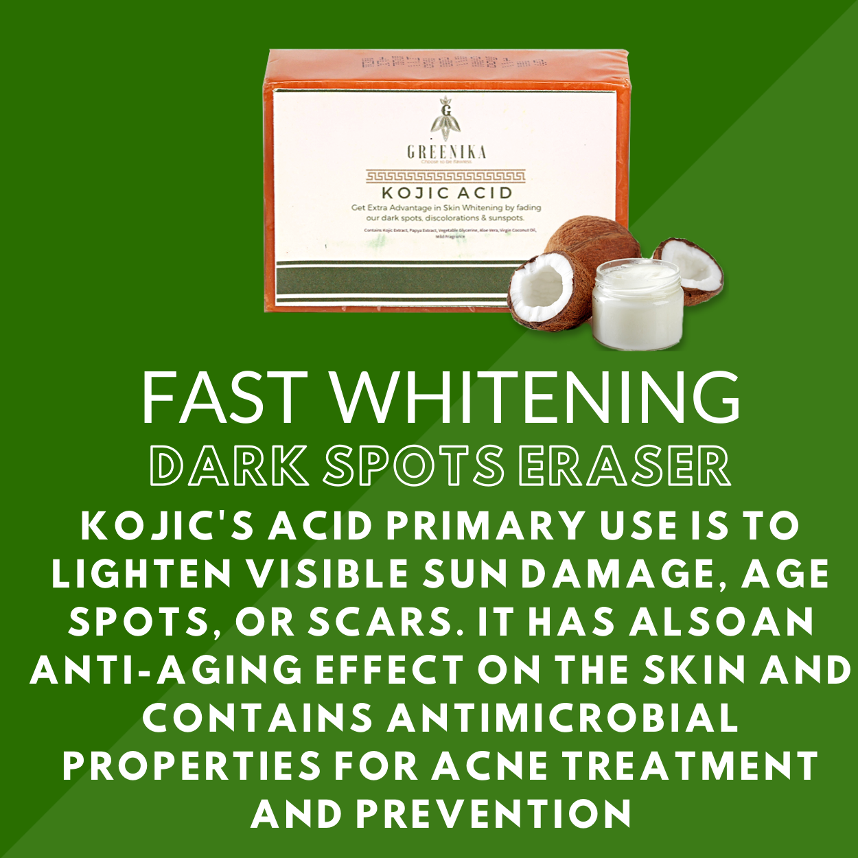 Greenika Kojic Acid Soap
