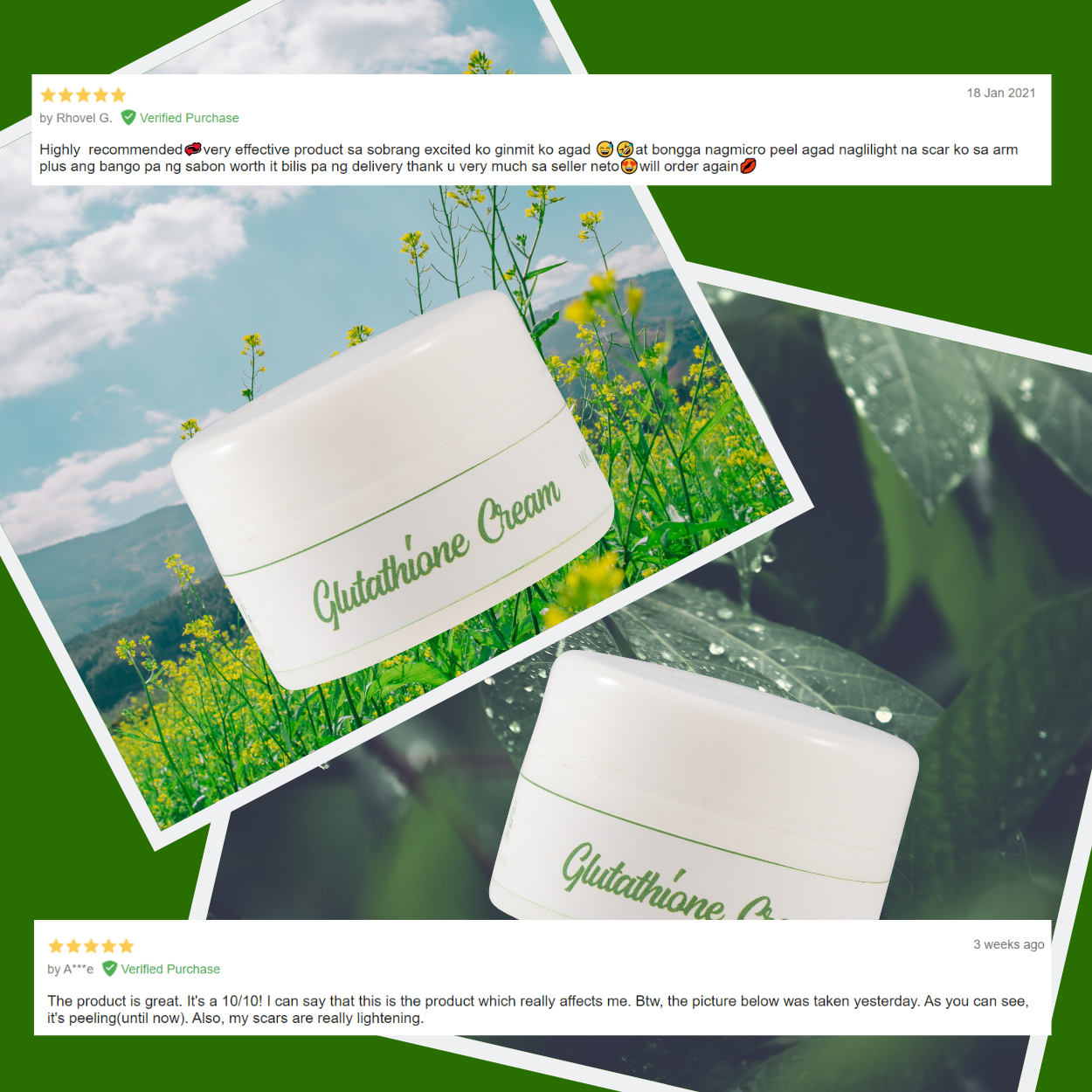 Greenika Glutathione Anti Aging Whitening Cream