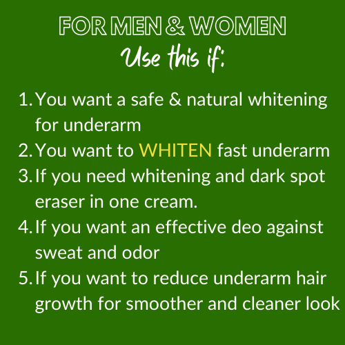 Greenika DeoWhite Cream for Whiter Armpits