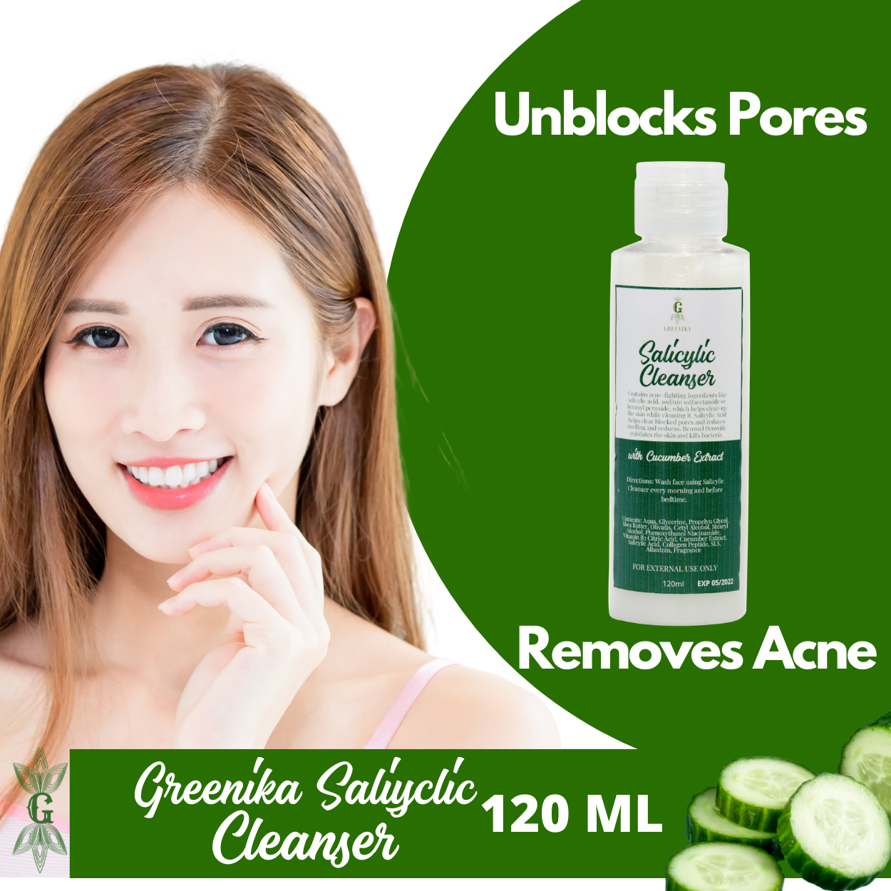 Greenika Salicylic Acid Facial Cleanser