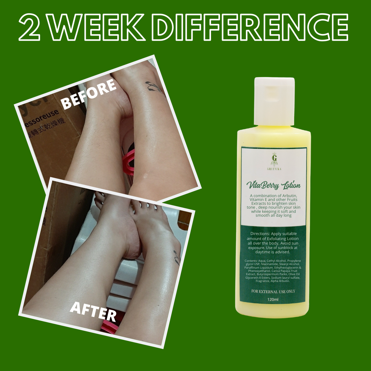 Greenika Vitaberry Whitening Lotion