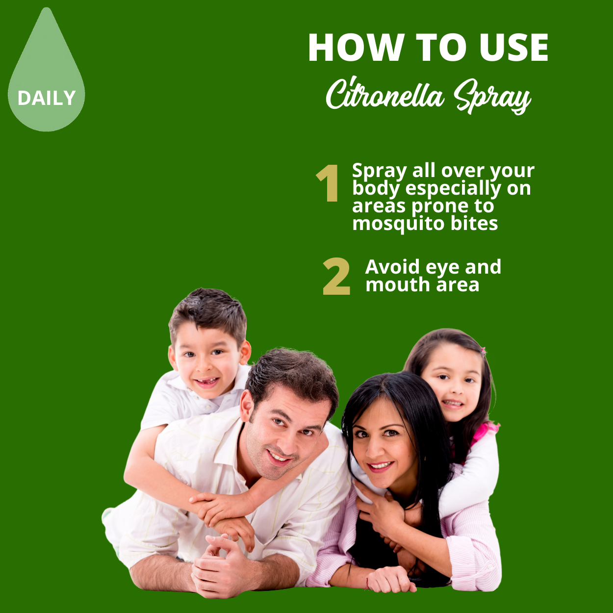 Greenika Organic Citronella Spray Insect Repellant